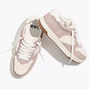 NWT Madewell Court Sneakers: Sherpa Edition